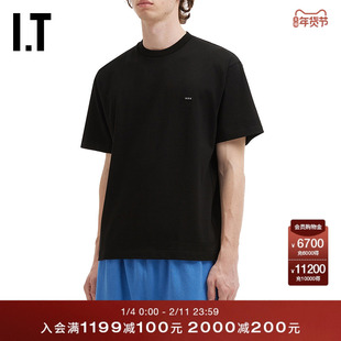 IT GOD SELECTION XXX男装短袖T恤新款简约基础款宽松半袖ST04MQ