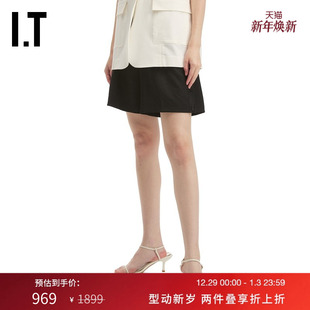 新款 宽松短裤 简洁质感纯色休闲裤 西装 RQ7002XP 裤 PortsPURE女装