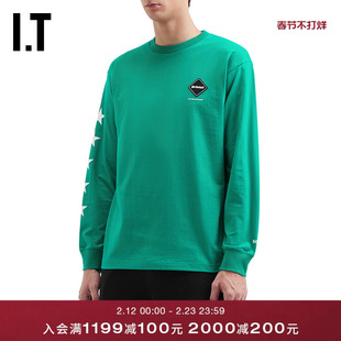 IT F.C.REAL BRISTOL男装多色长袖T恤新款时尚活力圆领上衣内搭