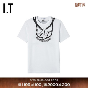 des GARCONS 饰半袖 CDG T恤项链图案装 COMME 短袖 SHIRT男装