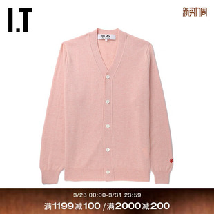 COMME des GARÇONS川久保玲男装 简约羊毛衫 PLAY 针织开衫 CDG