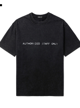 IT GROUNDZERO男装做旧短袖T恤新款帅气型男水洗磨白半袖SPTE0400