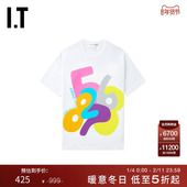 SHIRT男彩色数字印花短袖 T恤活力街潮 des GARCONS CDG COMME