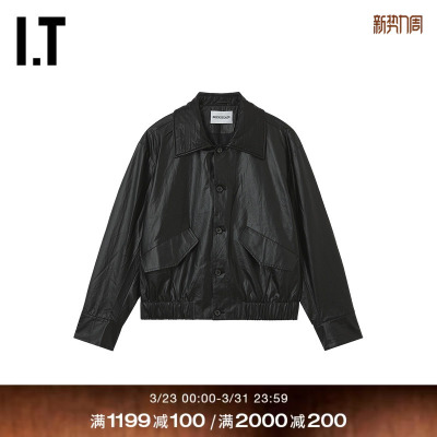 ITROCKSTEADY翻领排扣夹克