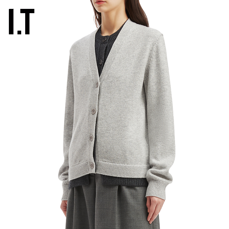 ITJWAnderson假两件针织开衫