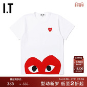 COMME 新品 des PLAY女装 T恤2019秋季 GARÇONS 短袖 爱心印花03