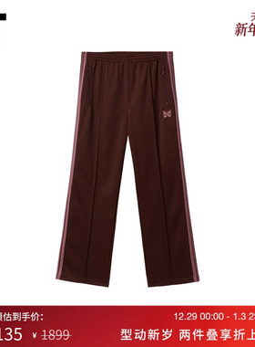 IT NEEDLES男装直筒裤长裤新款复古运动风条纹边饰休闲裤RW3165MP