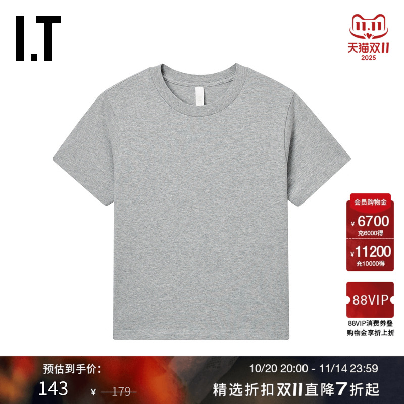 ITWITTHLOVE圆领短袖T恤