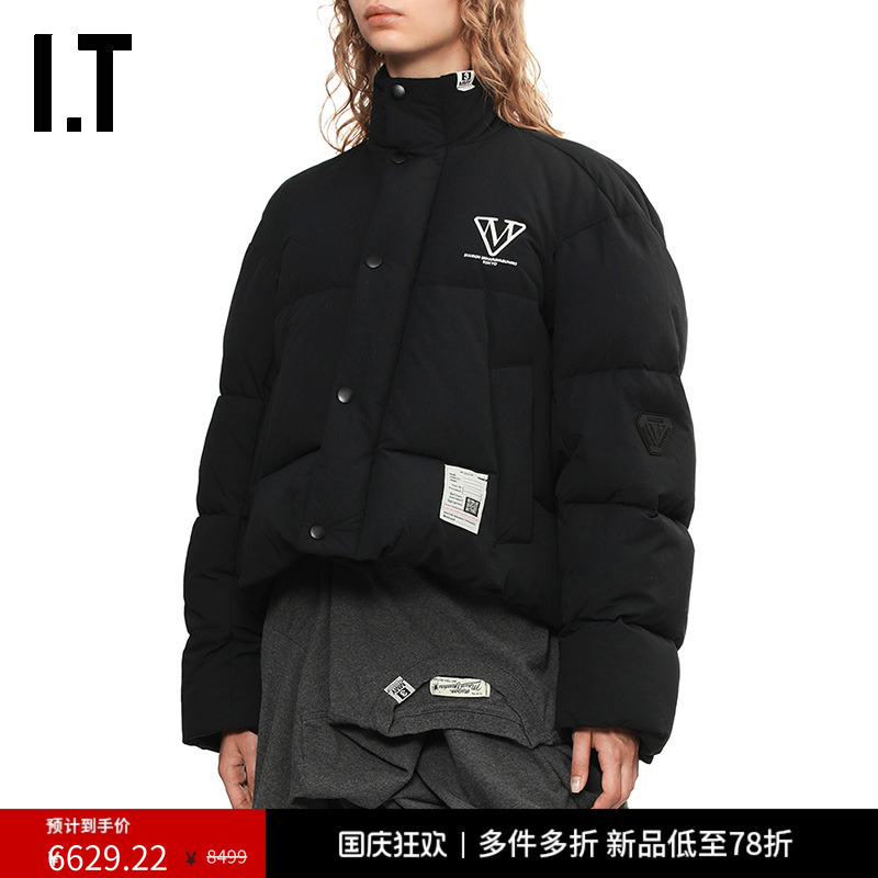 ITMiharaYasuhiro立领羽绒服