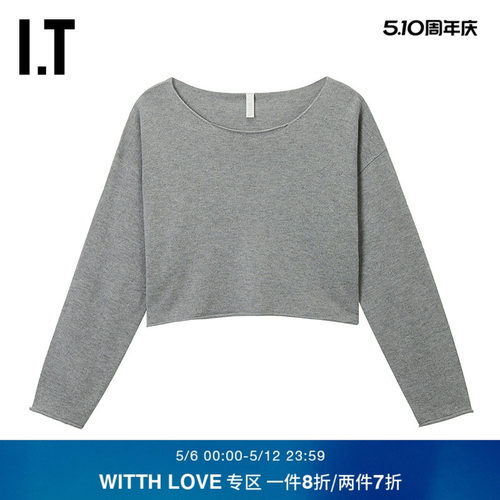 ITWITTHLOVE大圆领针织衫