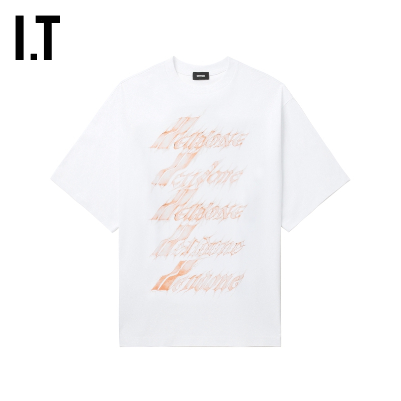 ITWe11Done宽松落肩T恤