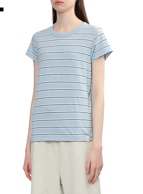 IT rag & bone女装条纹短袖T恤新款清爽休闲合身圆领内搭RE7C25XQ