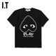 COMME GARCONS川久保玲男装 des 短袖 T恤爱心logo印花 CDG PLAY