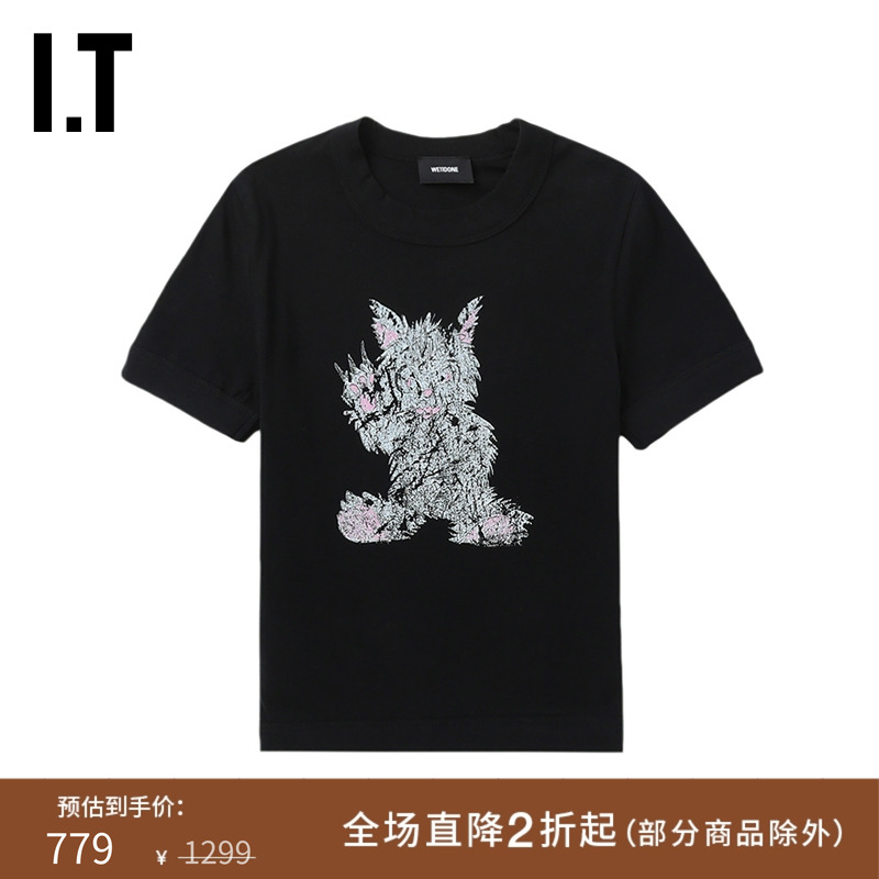 ITWe11Done短款合身短袖T恤