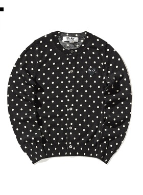 IT CDG PLAY COMME des GARÇONS川久保玲女装针织开衫波点爱心