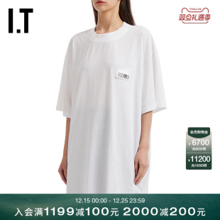 Margiela女装 廓形短袖 T恤新款 半袖 Maison 休闲随性中长款 MM6