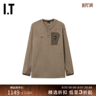 F.C.REAL 圆领打底衫 BRISTOL男装 T恤新款 上衣252028MP 毛绒长袖