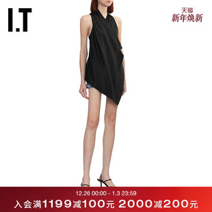 HELMUT 上衣新款 LANG女装 无袖 性感时髦宽松背心508001XQ 中长款