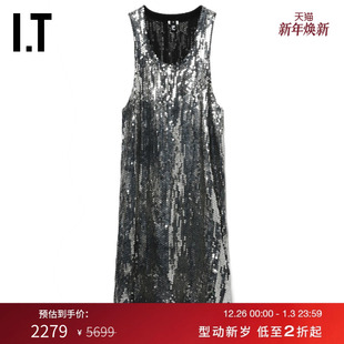 des GARCONS HOMME 亮片缀饰无袖 COMME BLACK情侣款 连衣裙 CDG