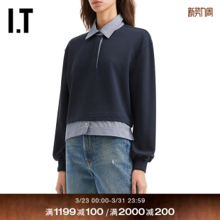 3.1 新款 Phillip 假两件polo衫 通勤日常叠层拼接上衣 Lim女装