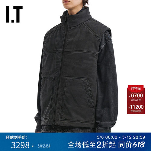 ITJUUN.J立领拉链马甲