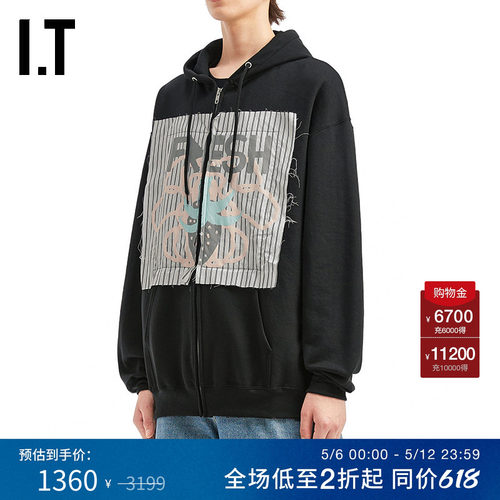ITWESTFALL连帽拉链卫衣