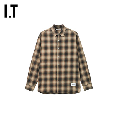 ITuniformexperiment格纹衬衫