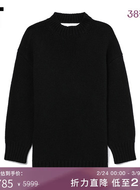 IT We11Done女装针织连衣裙新品时髦大气镂空露背毛衣短裙653UBK