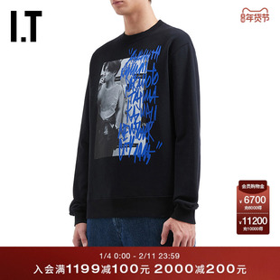 IT SOPH. SOPHNET.男装圆领卫衣新款时尚个性印花上衣252107MQ