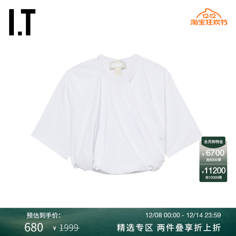 ITLITKOVSKAYA短款短袖T恤