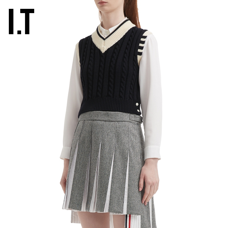 ITTHOMBROWNE无袖针织衫