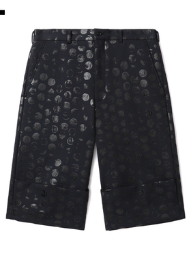 IT CDG COMME des GARCONS HOMME PLUS男装波点直筒裤短裤中裤