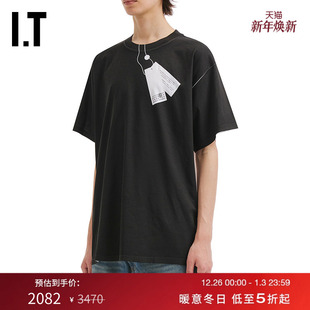 Margiela男装 拼色短袖 T恤新款 创意宽松半袖 Maison 个性 MM6