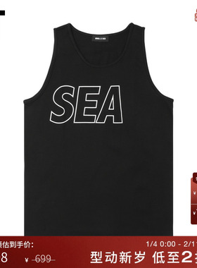 IT WIND AND SEA男装宽松圆领背心新款活力运动风无袖上衣4CS02MN