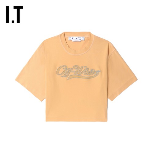 ITOFF-WHITE™短款休闲短袖T恤