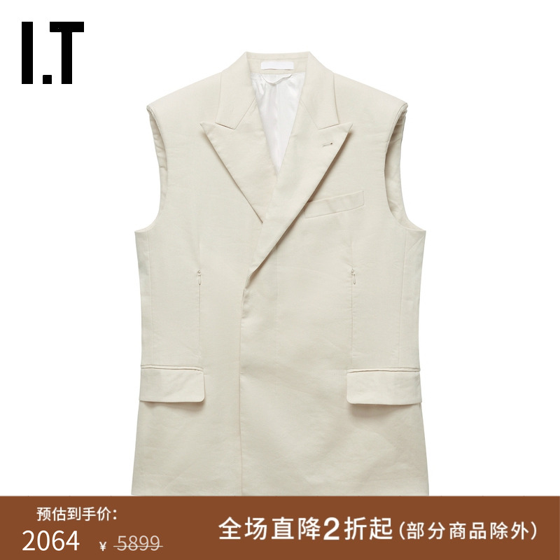 ITHELMUTLANG宽松西装马甲