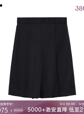 IT PETER DO男装褶裥裙裤五分裤新款宽松西装裤纯色短裤9BLPLEMN