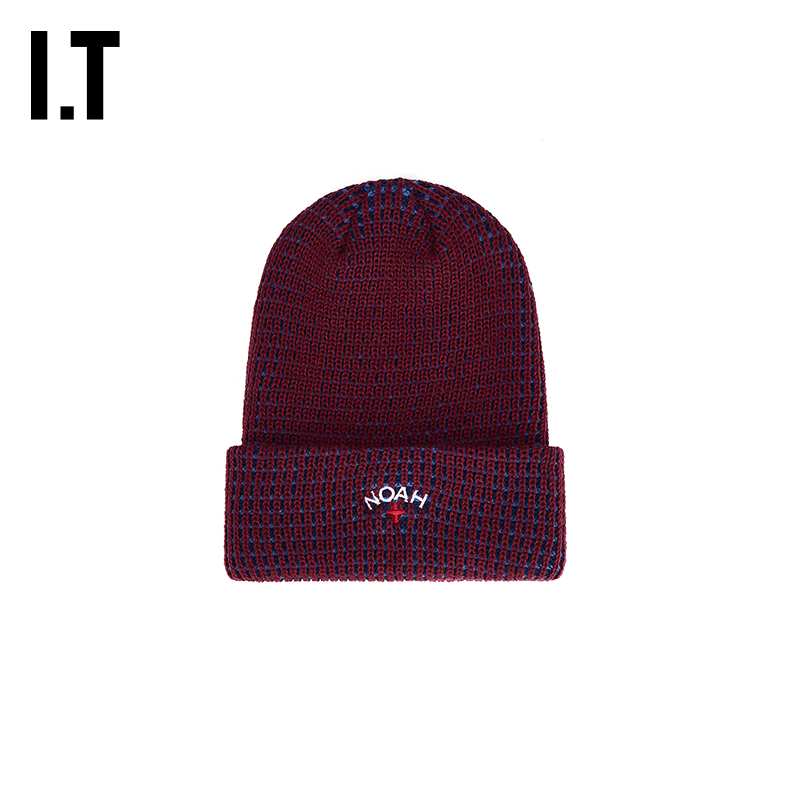 ITNOAH翻边针织帽时尚户外风