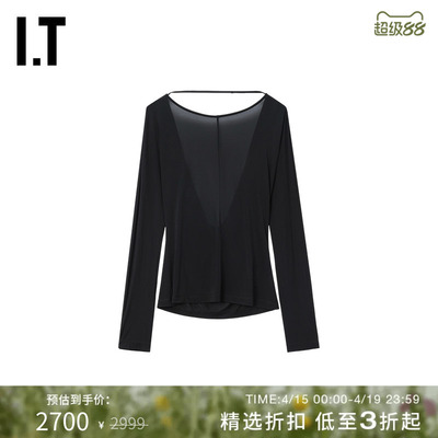 ITHELMUTLANG纯色长袖T恤