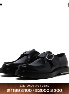 IT JIL SANDER男款厚底皮鞋新款时尚通勤饰袢带正装男鞋WR0014MO