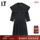 GARCONS女装 叠层翻领连衣裙 DES GARCONS CDG COMME