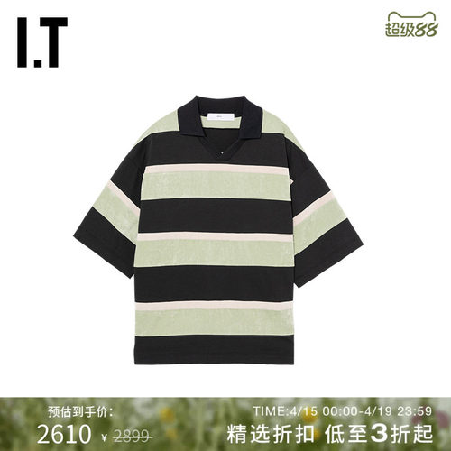 ITTOGAARCHIVES条纹短袖polo衫