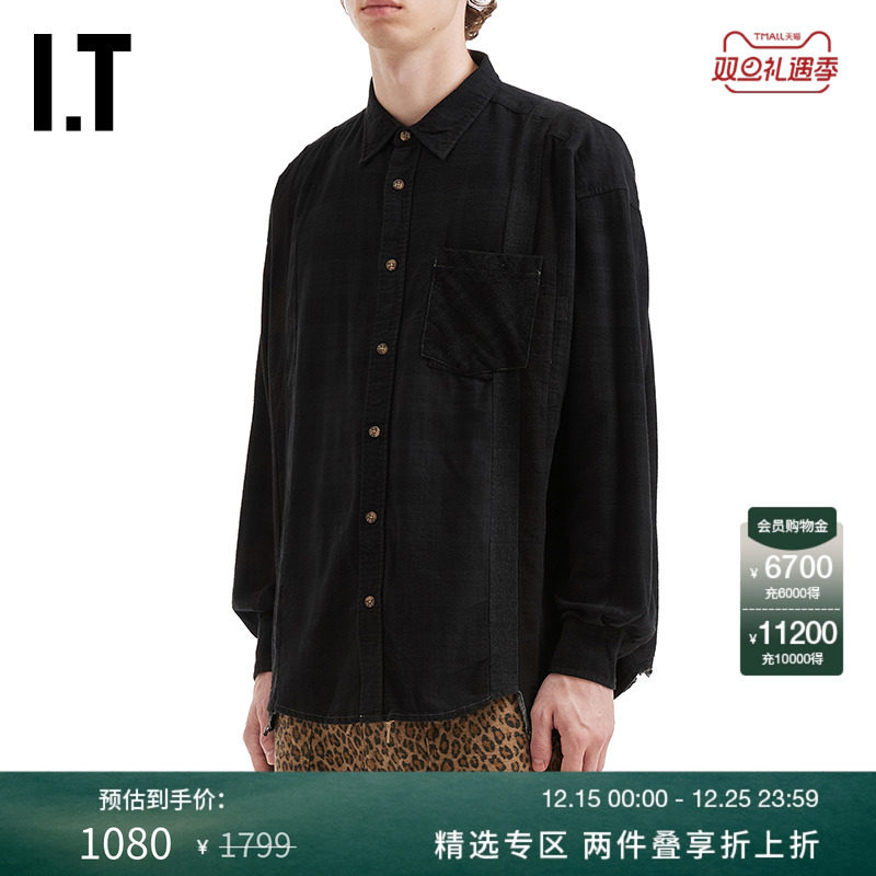 ITNEEDLES格纹衬衫日潮古着感