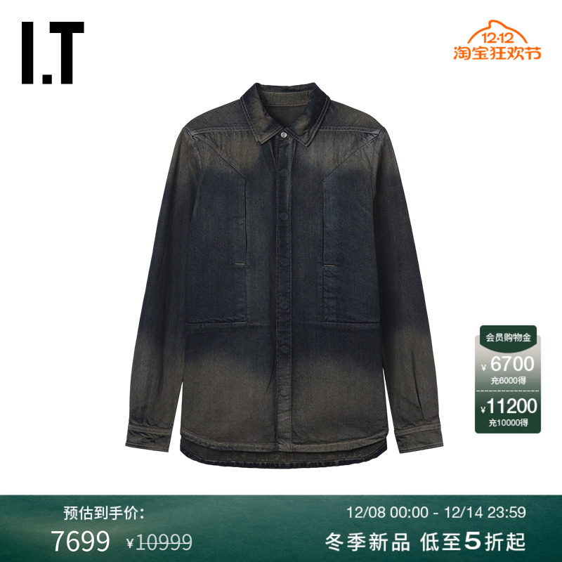 ITRickOwens宽松牛仔衬衫