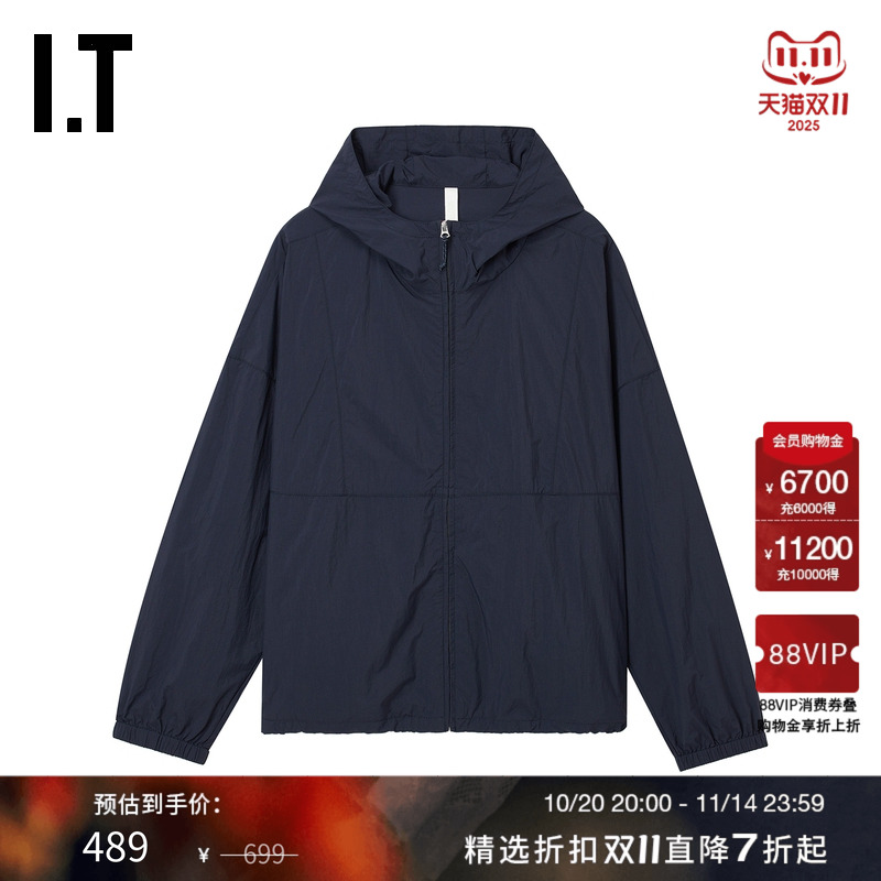 ITWITTHLOVE连帽拉链夹克