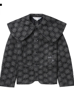 IT CDG COMME DES GARCONS COMME DES GARCONS女花朵刺绣西装夹克