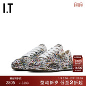 Mihara 时尚 Yasuhiro女款 厚底运动鞋 新款 潮流泼墨效果休闲鞋