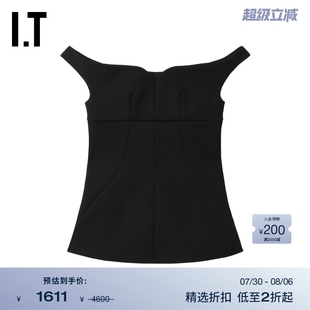 Lorenzo Serafini女修身 Philosophy 露肩抹胸上衣性感摩登
