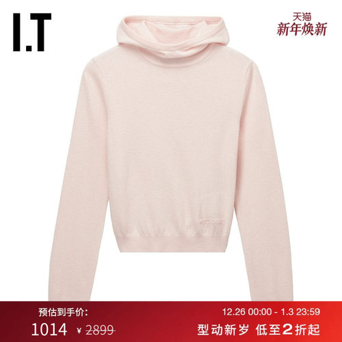 ITWe11Done合身连帽针织衫