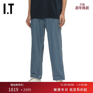 nanamica男装 简约质感水洗小直筒裤 牛仔裤 新款 SC086EMP 长裤